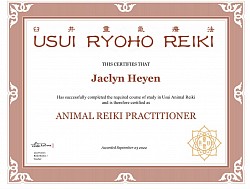 Animal Reiki Practitioner